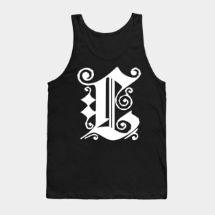 Silver Letter L Tank Top